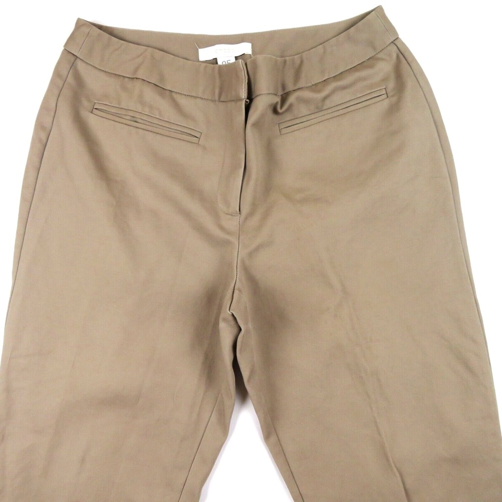 CHICO'S khaki tan cropped Pants Size 0.5